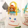 Cartoon PVC Beach Bag Transparent Swimming Fitness Bag Portable Shopping Bag Children's Toy Storage Bag