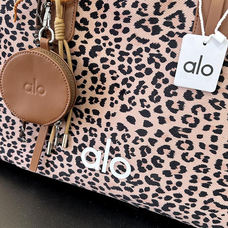 Leopard Print Bag, Women's Large Capacity Temperament Canvas Fashionable Shoulder Bag, Commuting Tote Bag for Work