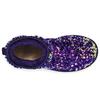 UGG CLASSIC MINI PU Thermal Abrasion Resistant Slip Resistant Short Mid Calf Snow Boots Women's Black Blue Purple 1112515-MDL