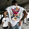 Summer New Arrival One Piece Pattern Tshirt unisex anime print casual shortsleeved fashionable streetwear top Y2K style