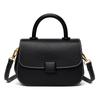 Retro solid color simple bag women's new messenger bag large capacity portable shoulder bag
