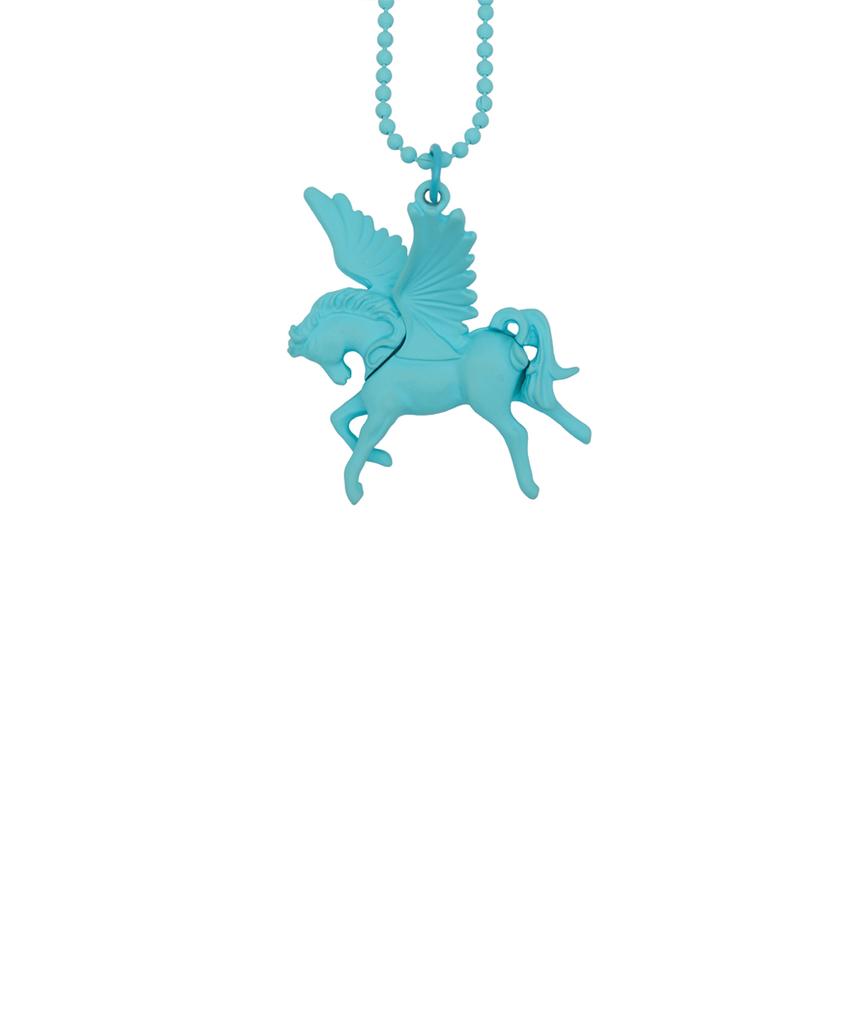 Luvistrue Sy Horse Necklace(Sky Blue)