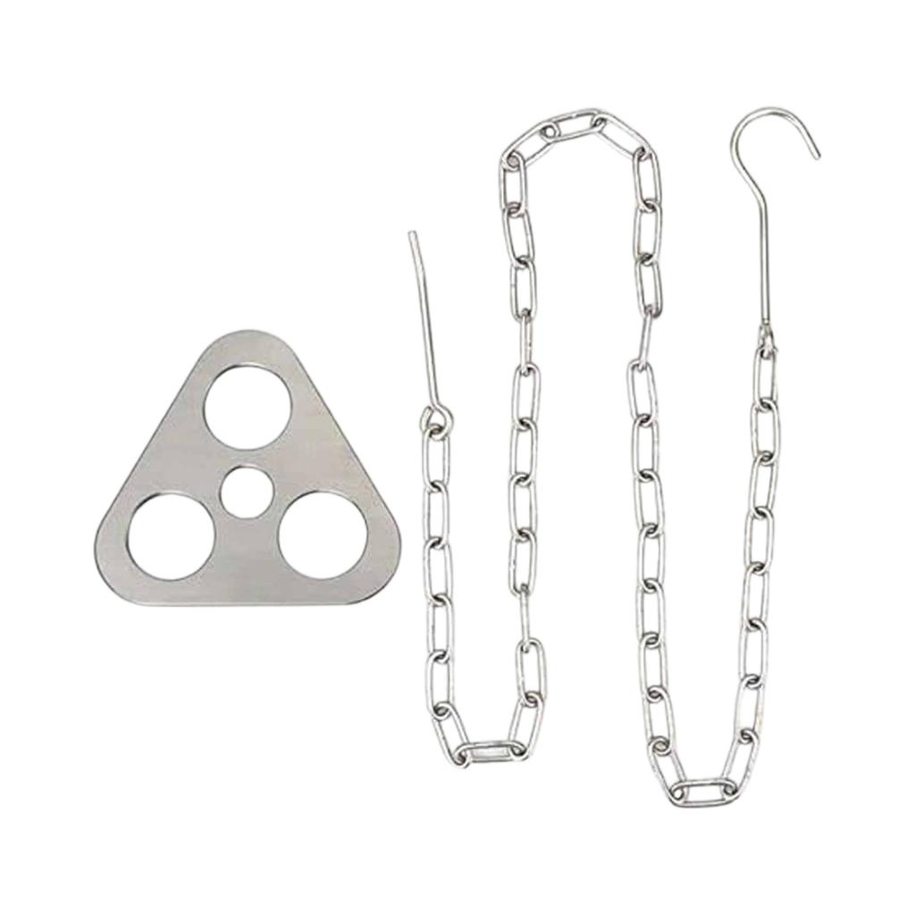 Camping and Picnic Tripod Stand – Stainless Steel Outdoor Hanging Pot Holder, Portable Bonfire Fire Stand for Cooking, BBQ, and Outdoor  Use