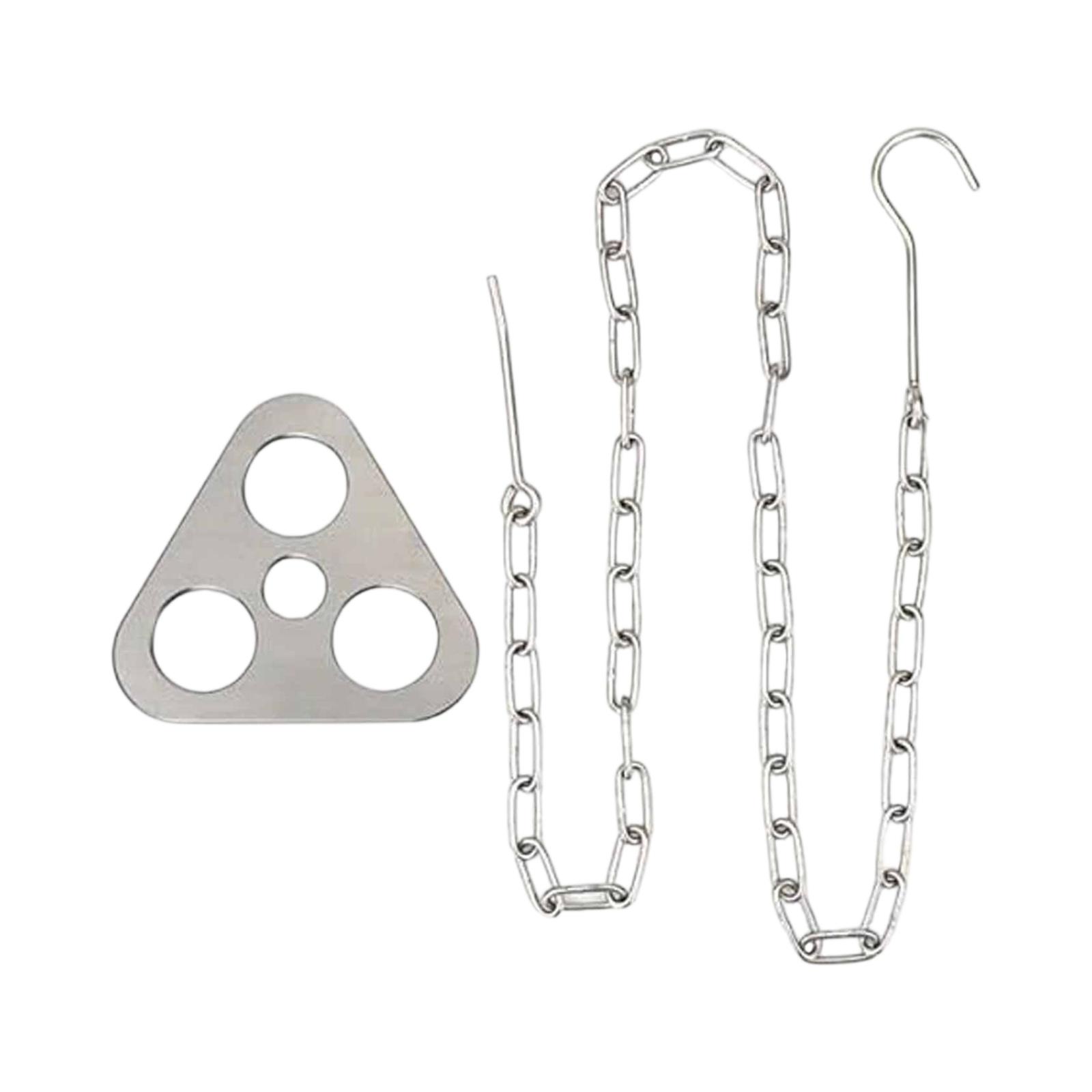 

Тренога для кемпинга и пикника – Подставка из нержавеющей стали для подвешивания котелка на открытом воздухе, Портативная подставка для костра для приготовления пищи, барбекю и использования на открытом воздухе One Size серебряный