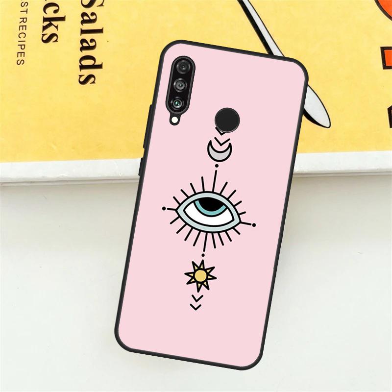 Evil Eye Hamsa For Huawei Nova Y61 Y73 Y70 Y72 Y60 Y90 Y91 7i 8i 11i 12i 12s 9 10 SE P20 P30 P40 Lite Case