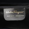 Used Salvatore Ferragamo Vara ribbon Shoulder Bag leather Navy Used Women