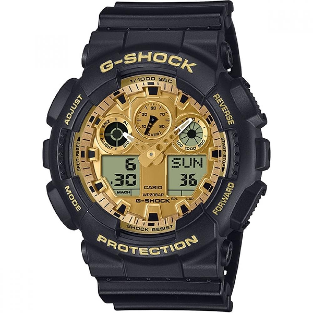 Casio G Shock Black And Gold Series Ga 100GGb 1a9jf