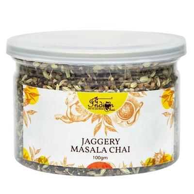 The Indian Chai - Jaggery Masala Chai 100g Blended with Organic Gur and India's Finest Spices for Acidity, Immunity and Digestion