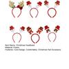 Christmas Hairband for Adults Kids Festive Hair Accessory Santa Claus Snowman Hairband for All Ages Xmas Parties Dress-up