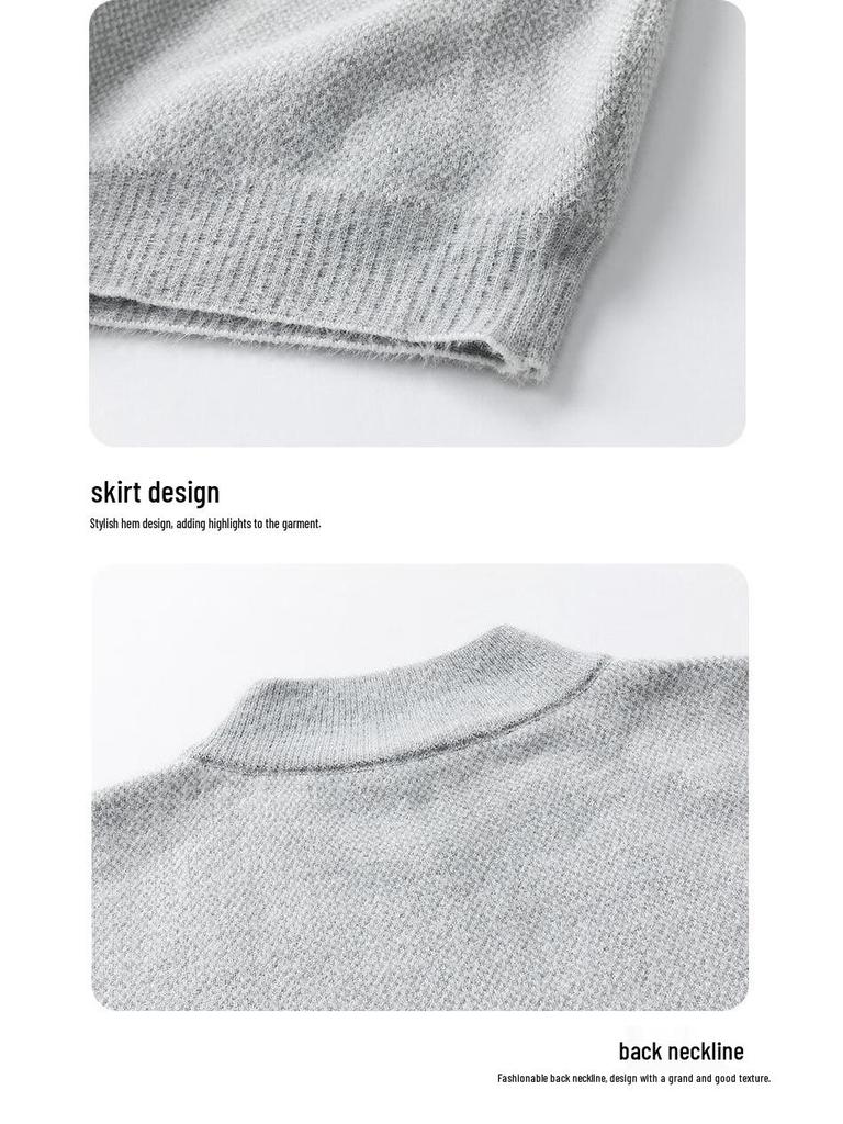 NASA MARVEL Men's Casual Half-Zip Knit Sweater