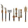 MOC Medieval Weapon Knight Building Block Accessories Character Helmet Hat Academic Gown Axe Sword Shield Brick Toy Gift K073