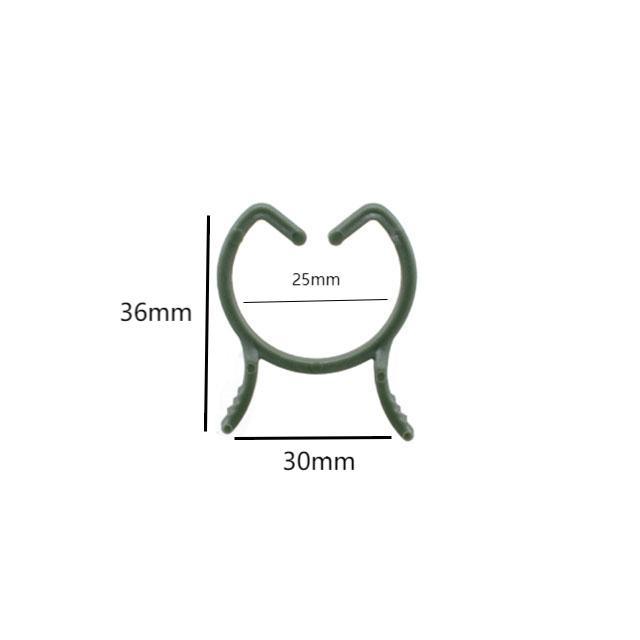 10pcs Heavy Duty Garden Clips Plant Support Clips Plastic Plant Ties for Stem Fixing Garden Supplies