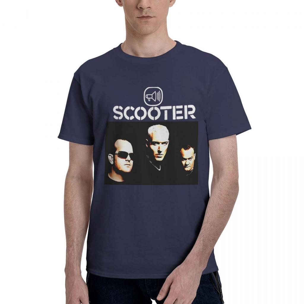 New Scooter Techno Hard Trend German Band 100 Cotton Casual Breathable Confortable Man High End Mens Clothing Funny Gift