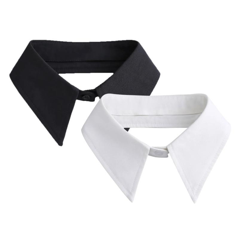 Fashion White Fake Collar Blouse Sweater Shirt Detachable Collar Shirt Black False Collar Lapel Clothing Decorative