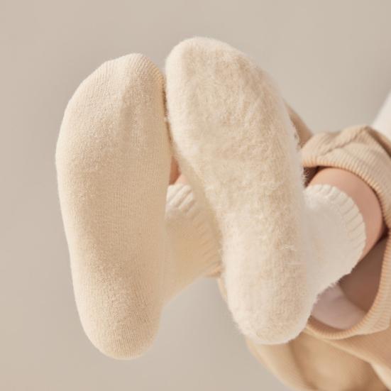 Damen Dicke Warme Socken Herbst Winter Weiche Gemütliche Fleecegefütterte Stiefelsocken Flauschige Kaltwetter Thermosocken