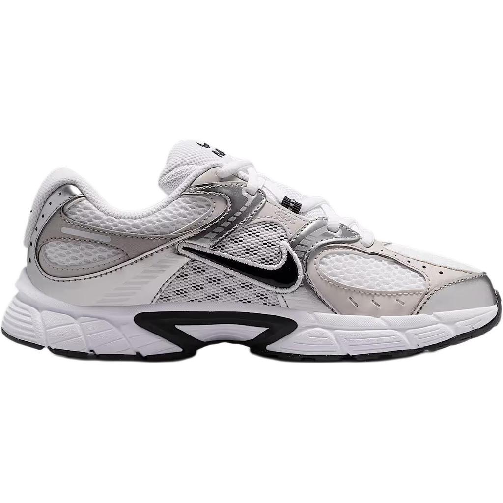 Nike V5 RNR Low top Kids' Running Shoes White Gray Teenagers HQ6411-100