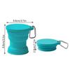 Silicone Retractable Folding Cup Portable Telescopic Drinking Mug Outdoor Coffee Handcup  Camp