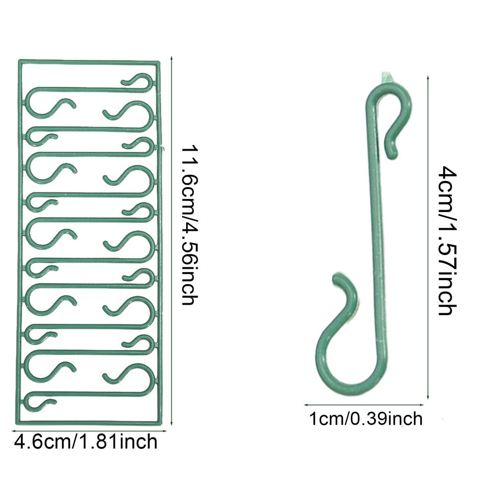 Christmas Small Hook Plastic Hook Buckle S-shaped Musical Note Hook Christmas Daily Necessities Pendant Tool