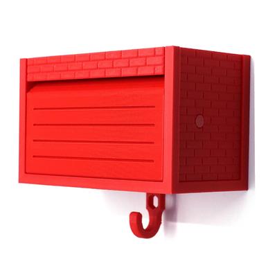 Creative Car Garage Key Holder with Opening Door Funny Wall Mount Key Rack Space-saving Multifunctional Decorative Bracket