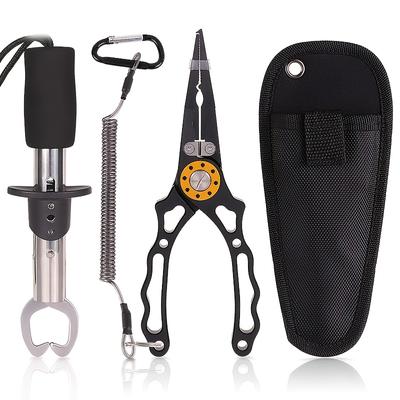 Durable Fishing Pliers Stainless Steel Aluminum Alloy Hook Extractor Open Loop PE Wire Clippers Portable Fishing Pliers Quality with Lock Optional