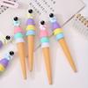 Back To School Season 36pcs 0.5mm Cute Soft Rubber Astronaut Ice Cream Neutral Pen Cartoon Astronaut Styling Pen Boy Gift Pen Prize Pen