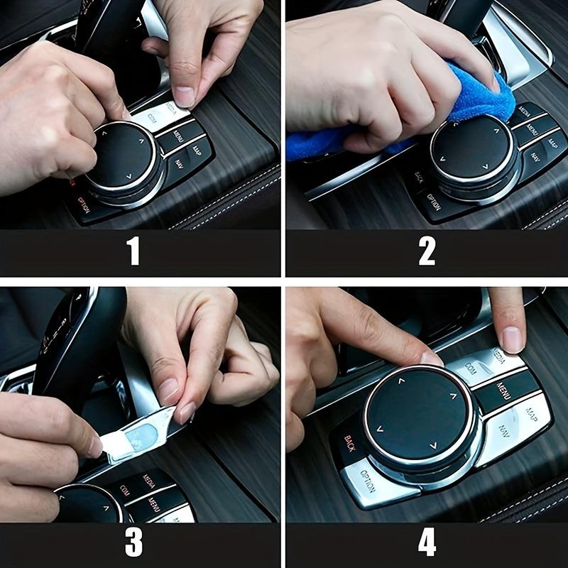 Enhance Your BMW 1-7 Series Interior with ABS F Chassis Multimedia Button Protective Cover!