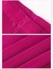 Women's Summer High Waist Vertical Stripe Pleated Cigarette Pants - Slimming Tapered Cropped Design