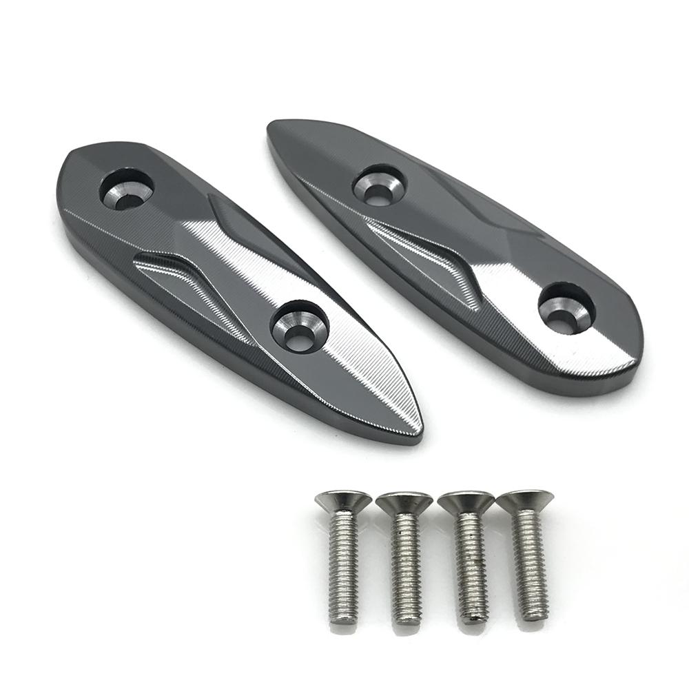 Motorcycle CNC Rearview Mirror Hole Cap Cover Mirror Eliminators Baffle Base Cover For Yamaha YZF R15 V3 17-20 YZF R3 R25