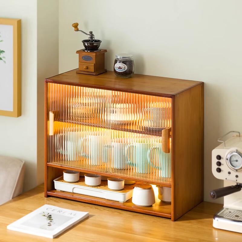 Nordic Bamboo Cup Storage Rack