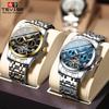 Marca svizzera TEVISE orologio da uomo orologio da uomo orologio alla moda orologio meccanico orologio impermeabile multifunzione