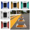 Square Solar Road Stud Light IP68 Waterproof Reflective Traffic Marker Light Flashing Double Side Solar Energy Spike Lights