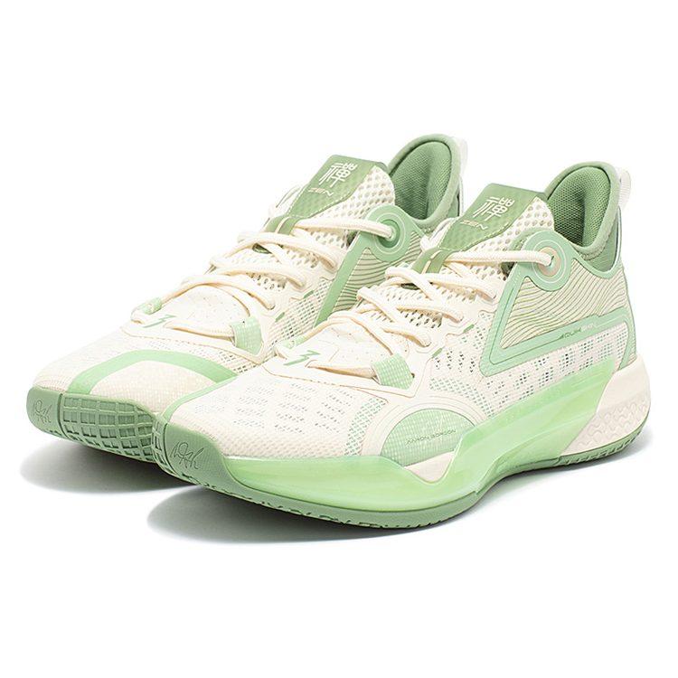 361 Zen 5 Basketball Shoes Men's Low Top Beige 572331101-6