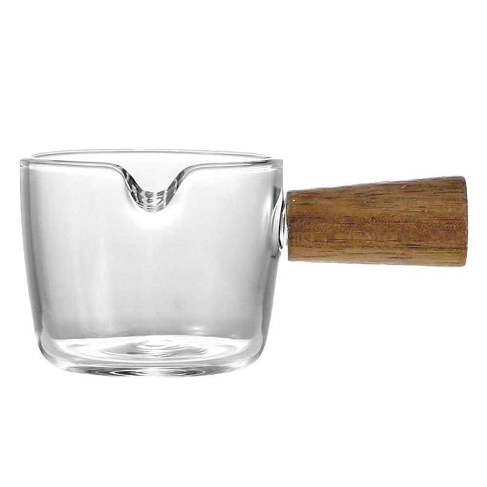 50ml Capacity Coffee Measuring Cup Single Spout Espresso Shot Glass Mini Milk Cup  Coffee Making