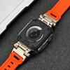 Silicone Band+Case for Apple Watch Ultra2 Strap 49mm 41mm 45mm 40mm 44mm TPU Cover+Sport Bracelet Series 9 8 7 6 SE 5 Wristband