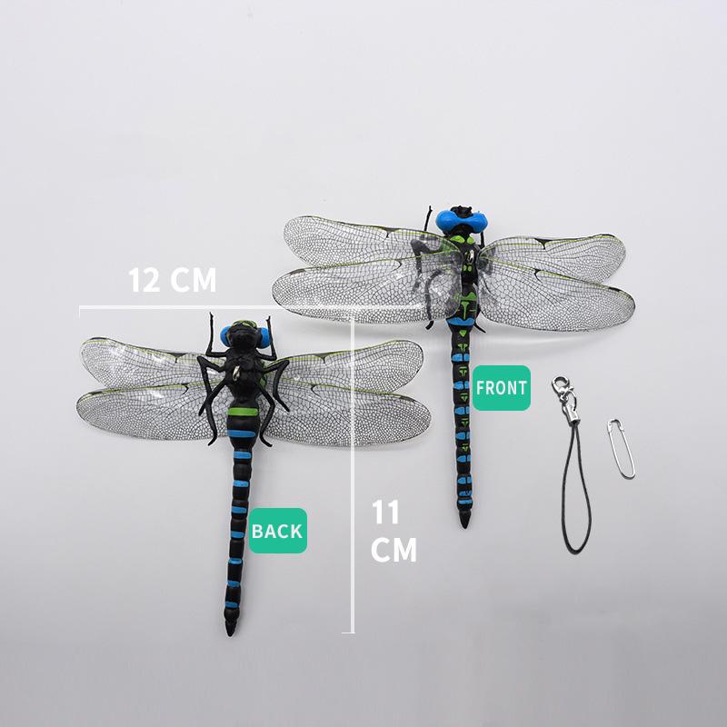 Simulation Dragonfly Mosquito Repellent Artifact Plastic Model Big Dragonfly Crafts Outdoor Hanging Ornaments Garden Decoration