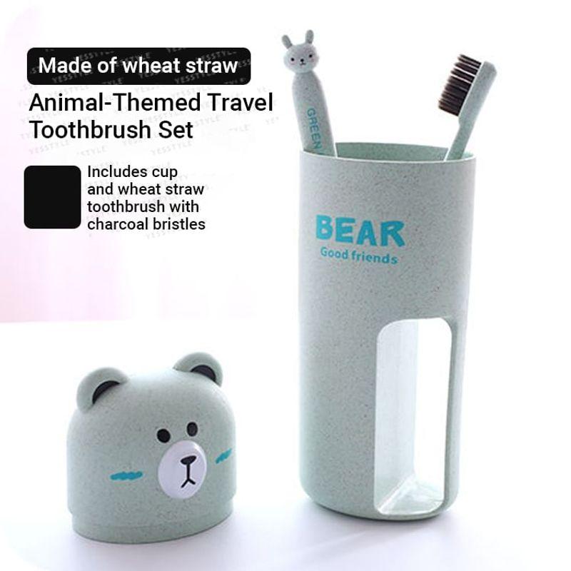 Chimi Chimi - Animal Travel Toothbrush Set