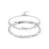 Bracelet Brilliant Bow, Sweet and Fashionable Niche Design, Adjustable Bracelets, Versatile for Daily Commuting and Dating, Dearmi BARWWSL016