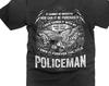 Policeman Patriotic T-Shirt: Father's Day Police Gift