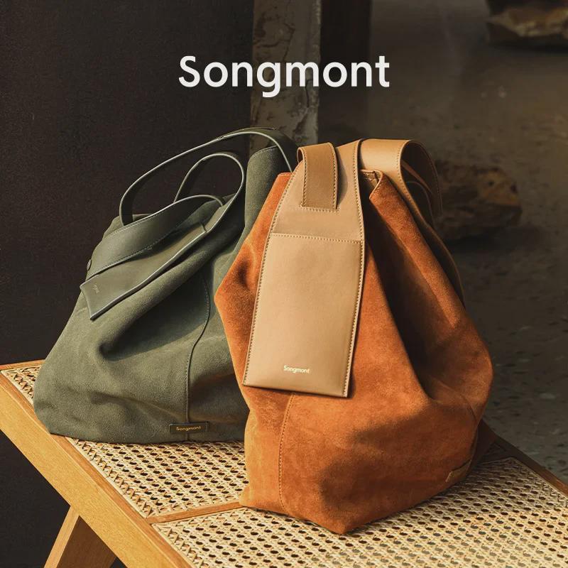 

Сумка-ведро Songmont Suede с ушками — рекомендовано Dong Jie, Tote & Crossbody