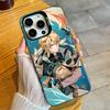V-VarkaS G-Genshi-n-n I-ImpacTS Phone Case For iPhone 16 17 15 14 12 13 Pro Max Black Candy Matte Shockproof Cover