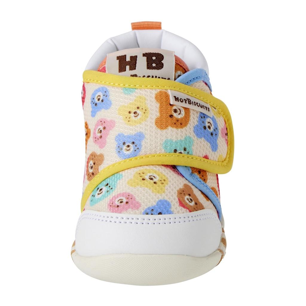 MIKIHOUSE HOT BISCUITS First Baby Shoes, Boys and Girls, White, Size 12cm, 73-9301-681