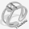 Round Oval Square Heart Blank Settings DIY Rhinestone Drip Oil Silver/Gold Color Stainless Steel Rings For Women Men Accessories