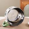Stainless Steel Rice Soup Bowl 1000ML Fruit Salad Bowl Portable Rice Bowl  Kitchen Supplies