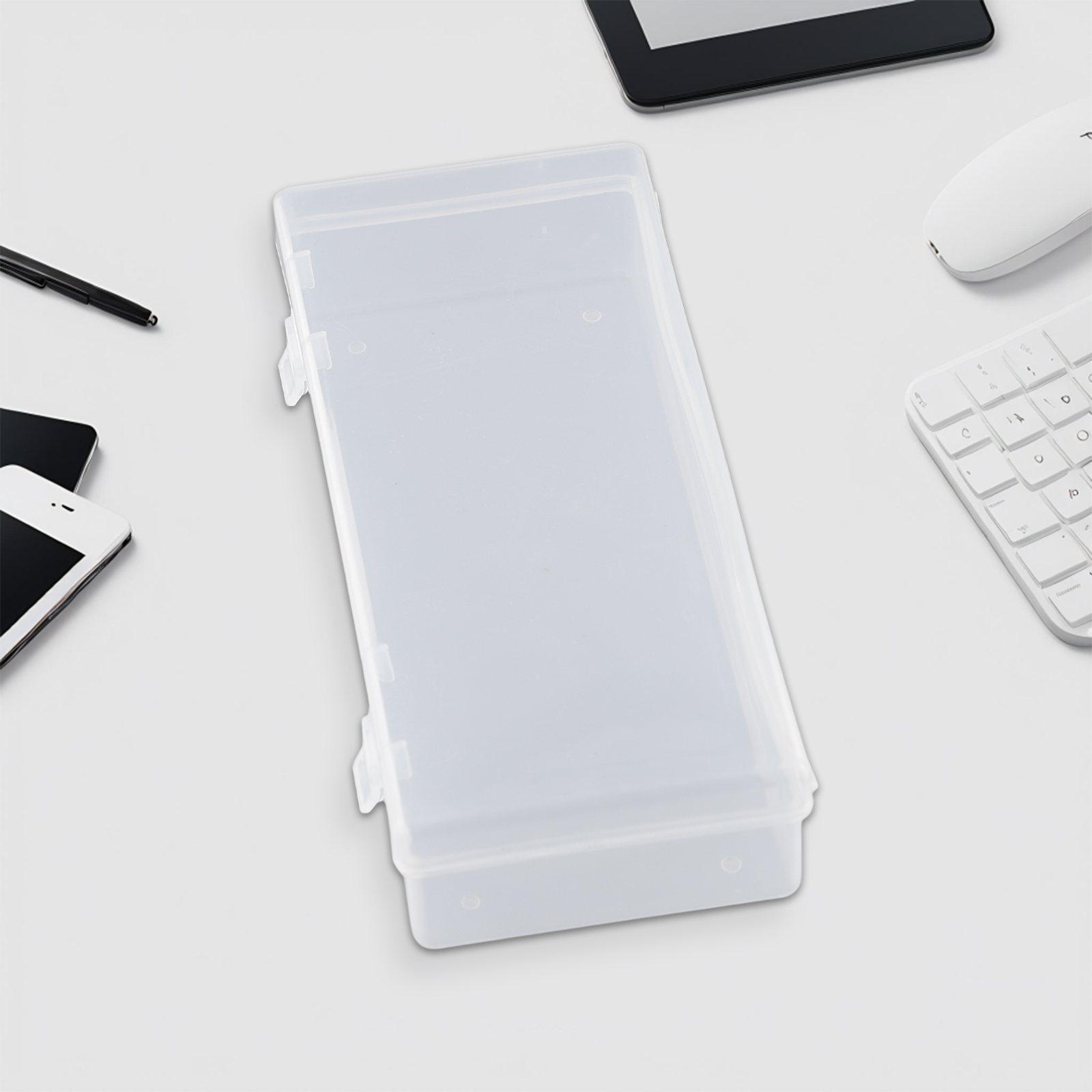 

Plastic Case Storage Box Cosmetics Cover Craft Earring Clear Container Jewelry Organizer Stationery 15.5*6.3*3cm Storage Boxes China Mainland