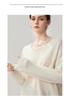 Women's U-neck Cashmere Mid-length Sweater - Fashionable, Loose, Versatile Autumn & Winter Knit Base Layer