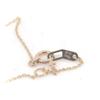 Used StarJewelry Star Jewelry Moon Setting Diamond Necklace 0.04CT K18PG Pawn Shop Listing