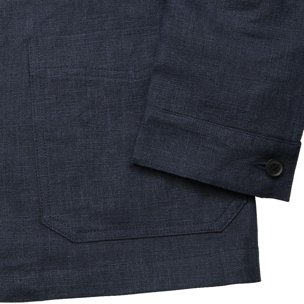 Sortie 8S Linen French Work Jacket (Navy)