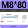 8.8 Grade Galvanized Hex Head Bolt, High-Strength M4-M30