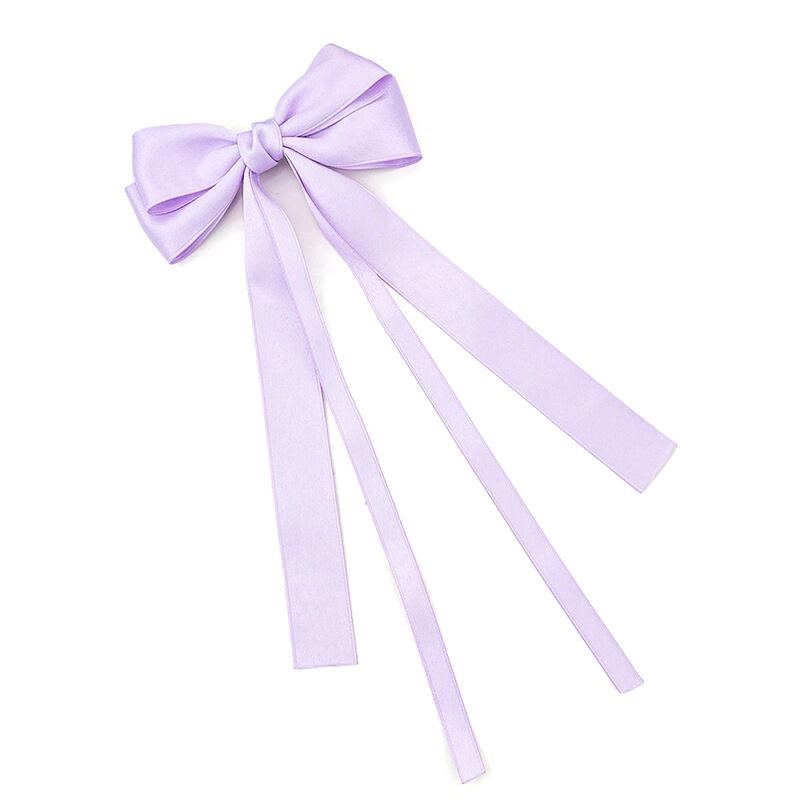 Vintage Large Bow Hair Clip Trend Long Ribbon Hairpins Barrettes Headwear For Women Girl Hair Accessories Wedding Jewelry