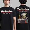 The Strokes Reality Awaits Europa 2026 Tourplan Daten 2-seitiges T-Shirt L349